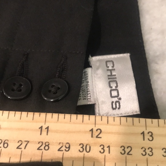 Chicos The Ultimate Fit Pants Womens 2 Regular  Alto Lexington Black NWT Classic - Picture 9 of 10